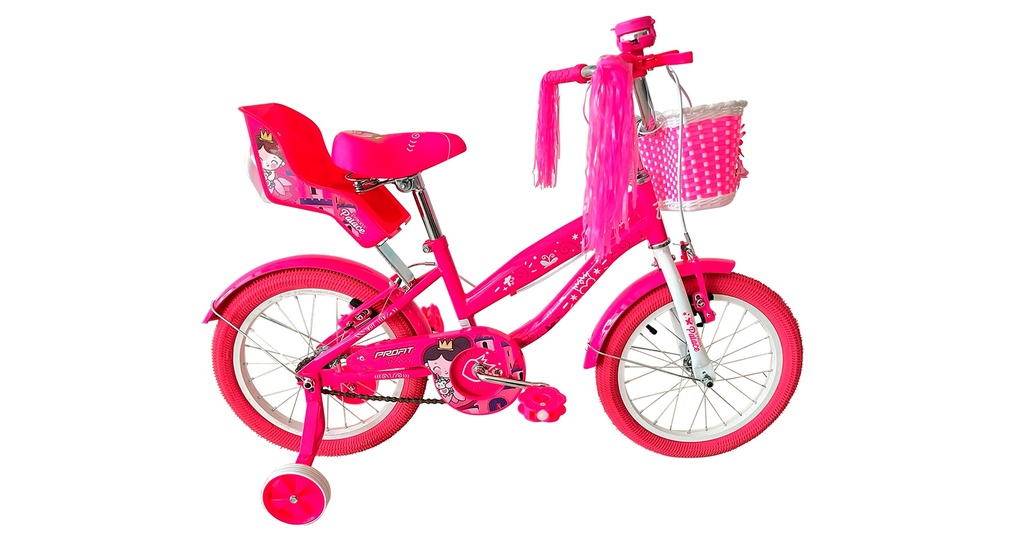 BICICLETA 12er PROFIT PRINCESS PALACE 1 VEL ROSADO EN CAJA INDIVIDUAL