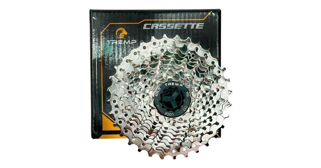 CASSETTE RUTA/GRAVEL 10 VELOCIDADES 11-32T TREMP PLATEADO