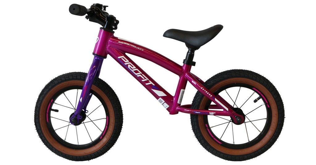 BICICLETA 12er PROFIT IMPULSO RACING PROJECT ROSADO-MORADO