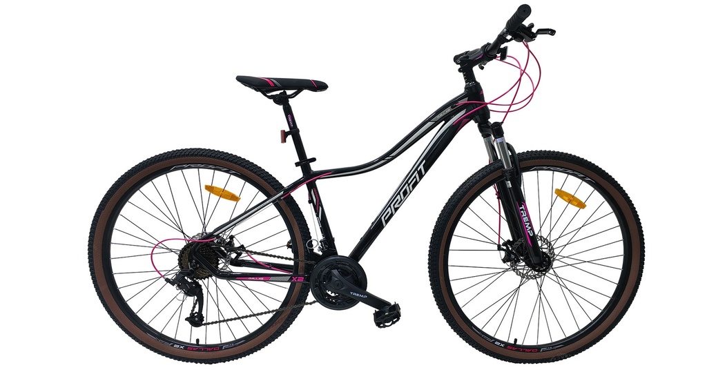 BICICLETA 29er DALLAS X2 8 VEL XS NEGRO/ROSADA EN CAJA IND. ENSAMBLE PARCIAL