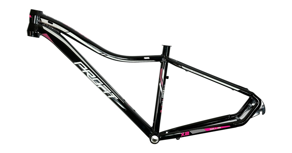 MARCO PARA BICICLETA 29er DALLAS X2 8 VEL XS NEGRO/ROSADA