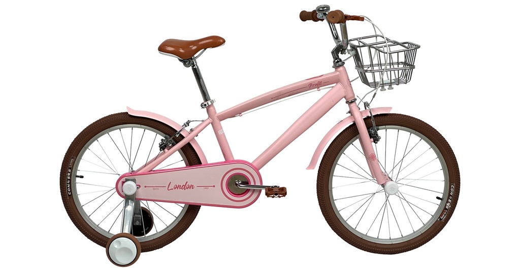 BICICLETA PROFIT 20er LONDON 1 VEL ROSA-CAFÉ