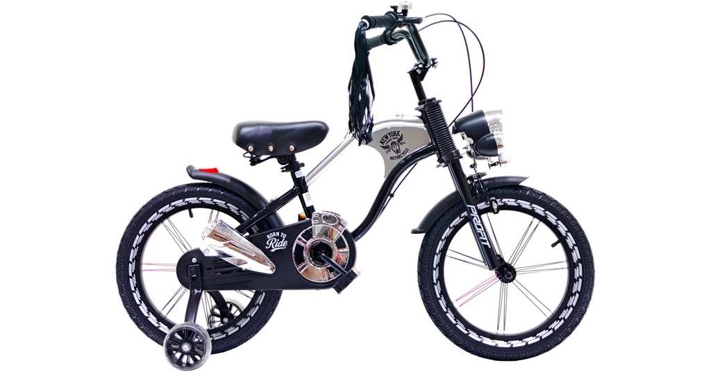 BICICLETA PROFIT CHOOPER 16ER 1 VEL NEGRO-GRIS