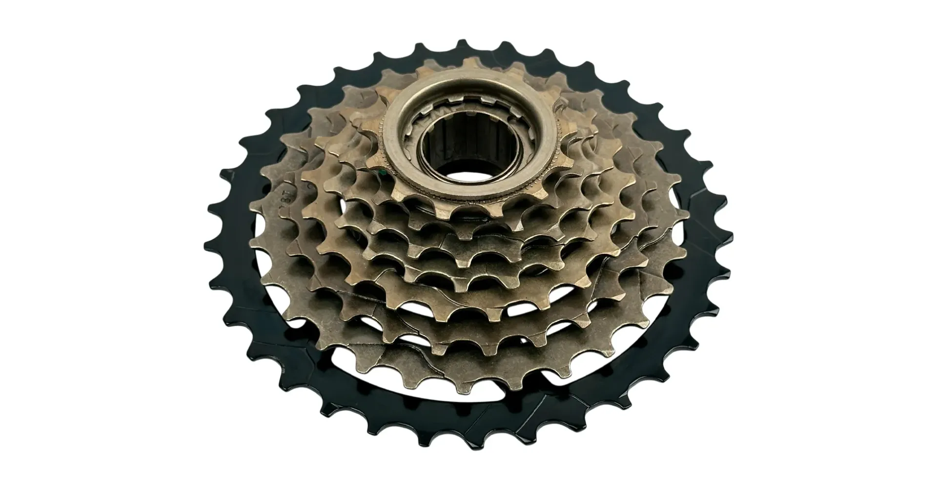 PACHA ROSCADA 8 VELOCIDADES INDEX TREMP 13-34T, MARRON/NEGRO CON CAJA INDIVIDUAL