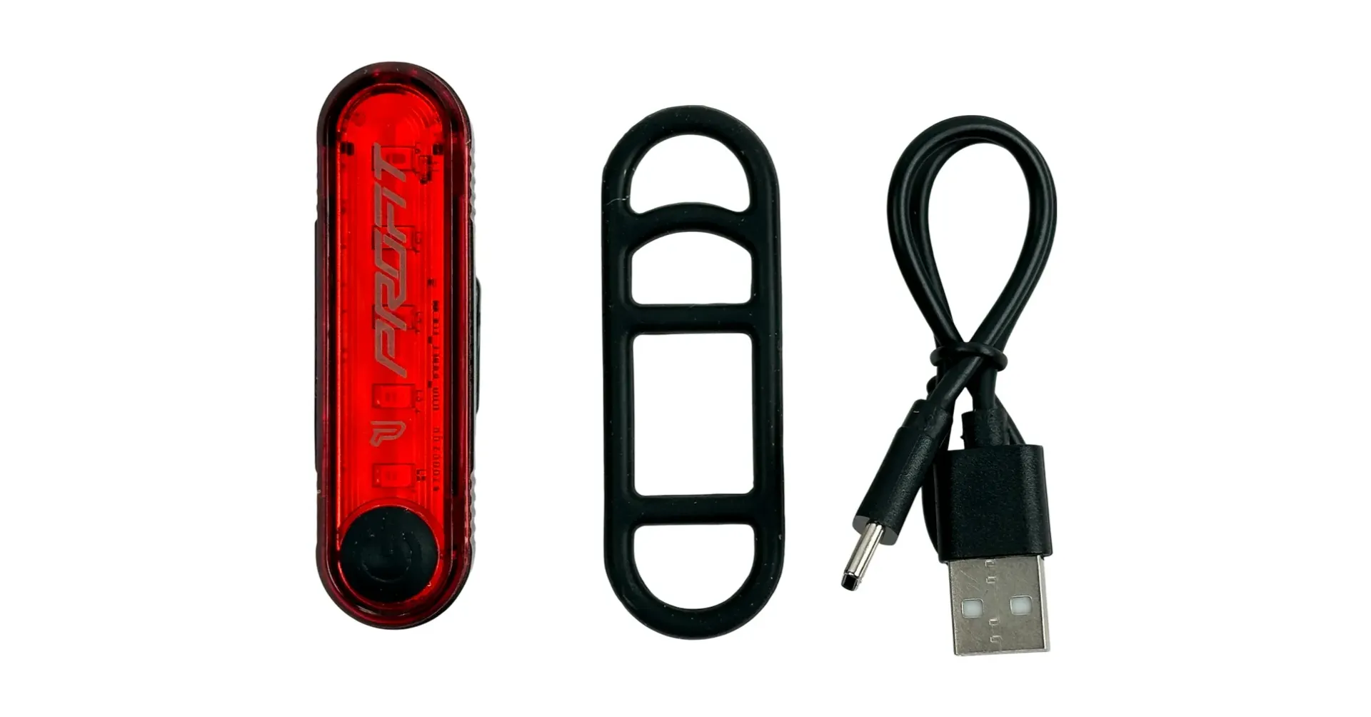 LUZ TRASERA PROFIT CON 5 LEDS PR-301, RECARGABLE, RESISTENTE AL AGUA