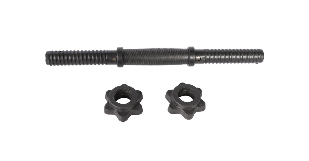 BARRA MANCUERNA PLASTICA CON 2 SEGUROS MARIPOSA