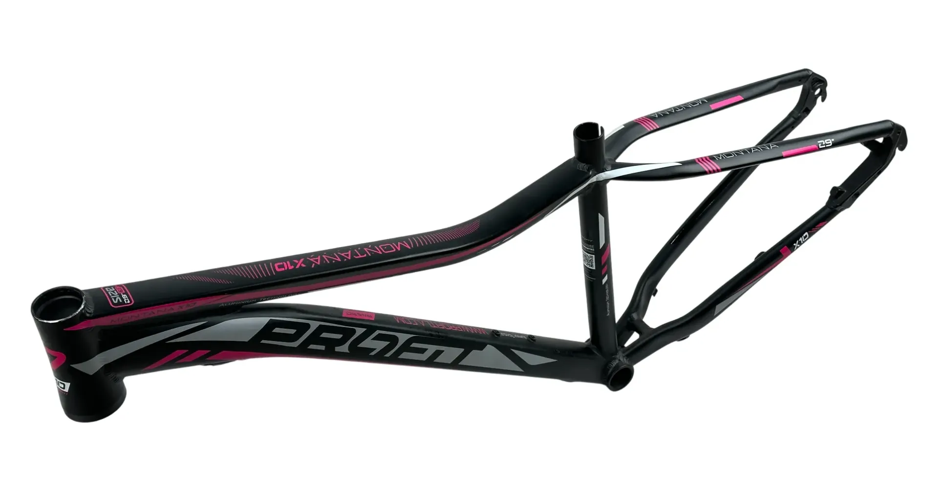 MARCO P/BICICLETA 27er MONTANA X10 2020 8 VEL M NEGRO/ROSADO