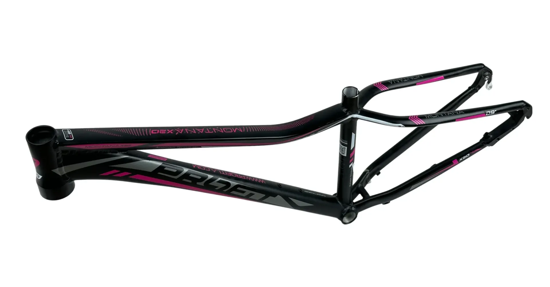 MARCO P/BICICLETA 29er MONTANA X20 2020 8 VEL XS NEGRO/ROSADO