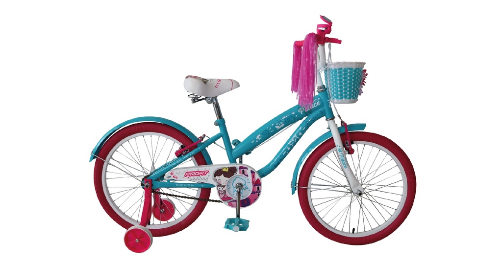 BICICLETA 20er PROFIT PRINCESS PALACE 1 VEL ROSADO-AZUL CAJA INDIVIDUAL