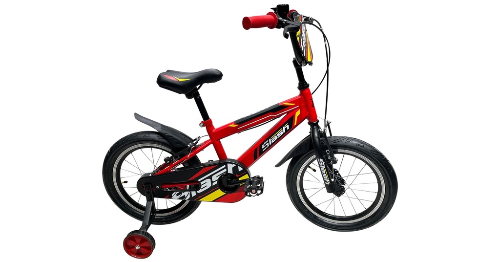 BICICLETA 16er PROFIT SLASH 1 VEL ROJO-AMARILLO