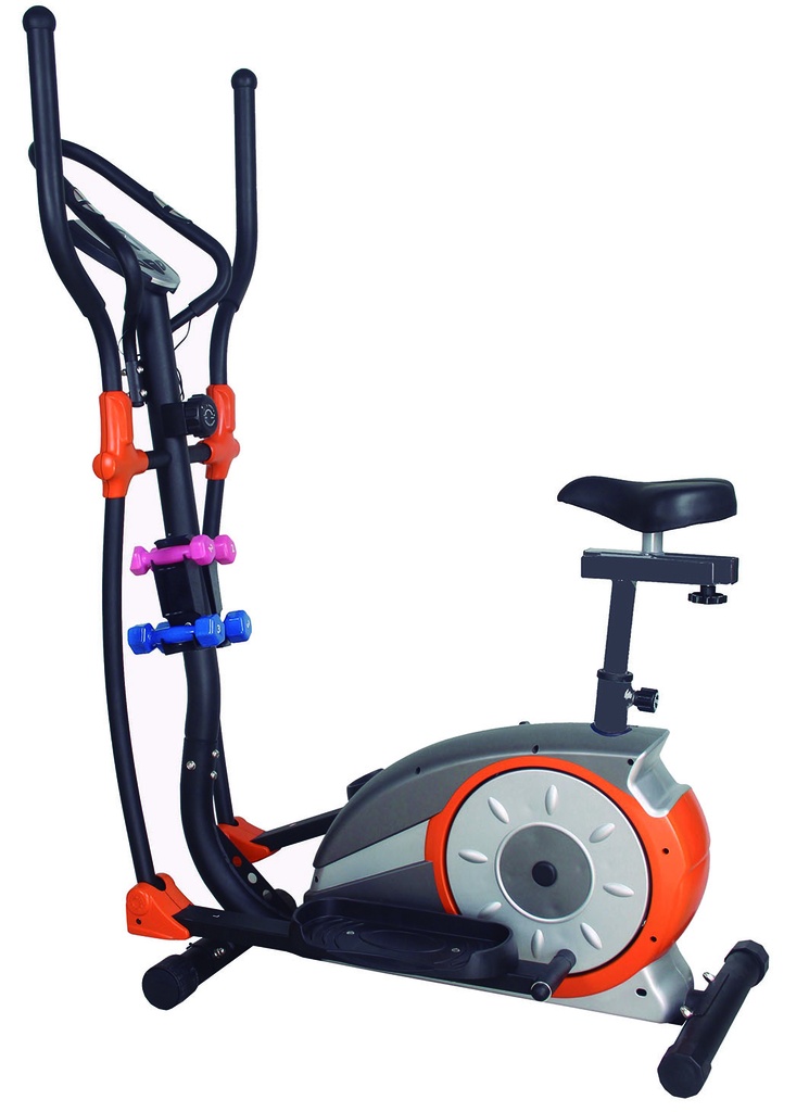 ELIPTICA MÁGNETICA,8 NIVELES DE TENSION,COMPUTADOR,RADIO FM,AUDÍFONOS.PESO MÁXIMO:100KG.LINEA HOGAR