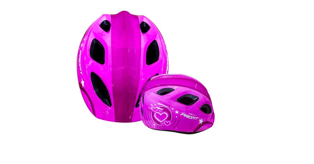 CASCO PROFIT INFANTIL PR-2 MORADO-ROSADO, TALLA M (52-56)CM