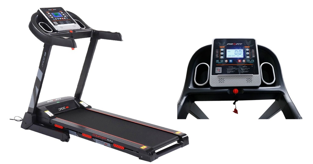 CAMINADORA ELECTRICA CON 1.5HP, VELOCIDAD 14KM/H, INCLINACION AUTOMATICA 12%.