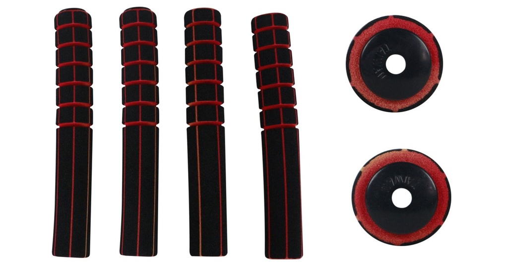 FORRO ESPUMA P/CRA GRUESO 7mm OPT-131,4UNI/JGO,C/TAPON COLORES