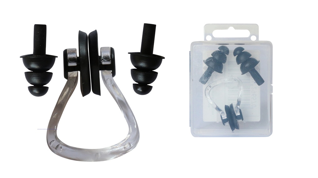 SET PROTECCION PARA NATACION TAPA NARIZ Y OIDOS, STRIVO