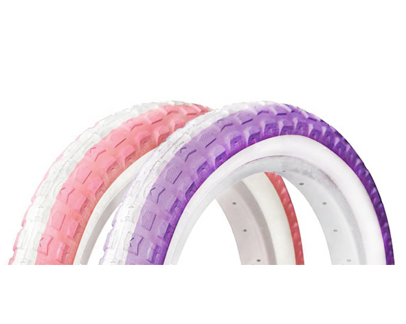 LLANTA 12 1/2X2 1/4 BLANCA/ROSADA 5 FRANJAS ZHX-816 ADVANCE