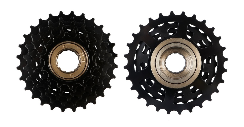 PACHA ROSCADA 6 VELOCIDADES 14-28T NEGRA DRIVE/TREMP