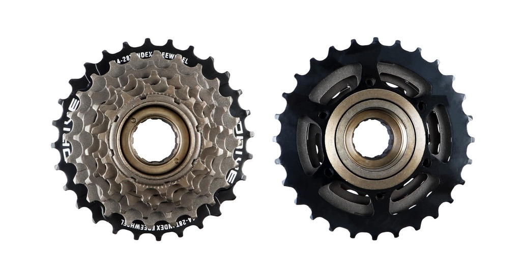 PACHA ROSCADA 6 VELOCIDADES 14-28T INDEX DRIVE CON CAJA INDIVIDUAL