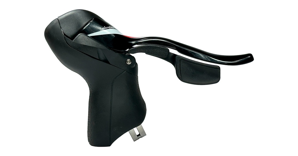 PALANCA DERECHA MICROSHIFT R10 SB-R400K-R-BK RUTA INTEGRADA 10 VELOCIDADES. P/CABLEADO EXTERNO EN EL MANUBRIO.