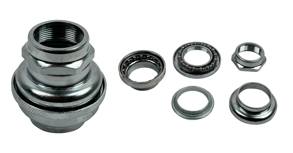 PISTA DIRECCION 7 PIEZAS ACERO CROMADA TREMP/DRIVE