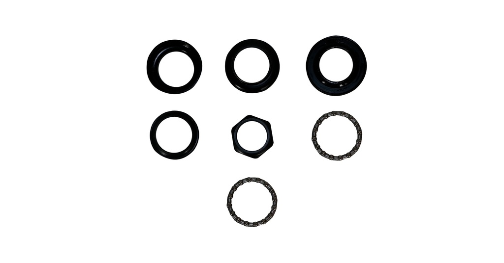 PISTA DIRECCION 7 PIEZAS ACERO NEGRA TREMP/DRIVE