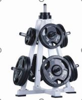 RACK PARA DISCOS OLIMPICOS ESTRUCTURA EN ACERO