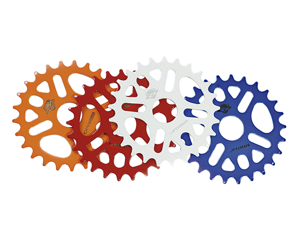 RELACION OPTIMUS 25 DIENTES. ACERO 2,5MM. NEGRO