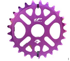 RELACION OPTIMUS 25 DIENTES.ALUMINIO 5MM. MORADO