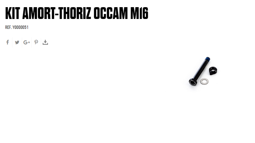 KIT AMORT-THORIZ OCCAM M16